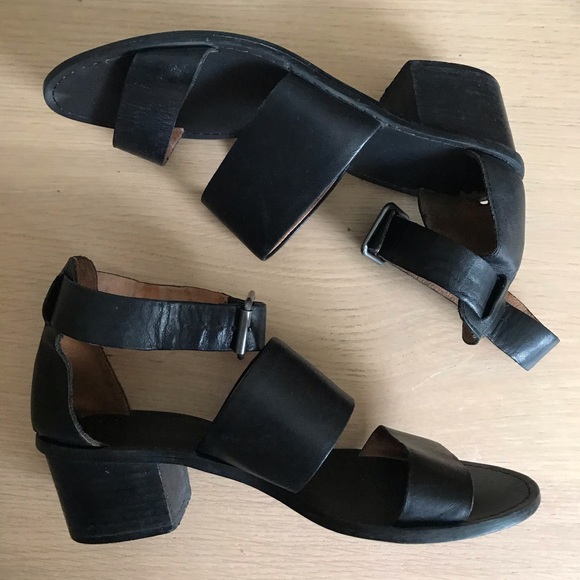 Madewell chunky strap block heel sandals - Picture 4 of 7